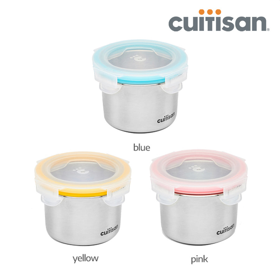 (Cuitisan ) 嬰兒系列 圓形 250ml (三件裝) 食物保鮮盒
